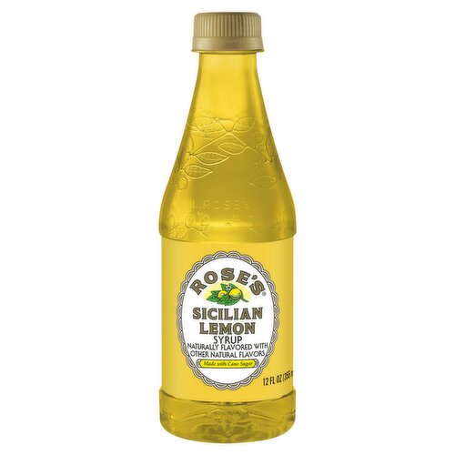 Rose's Sicilian Lemon Syrup, 12 fl oz