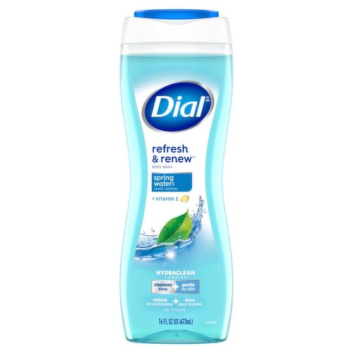 Dial Spring Water Hydrating Body Wash, 16 fl oz