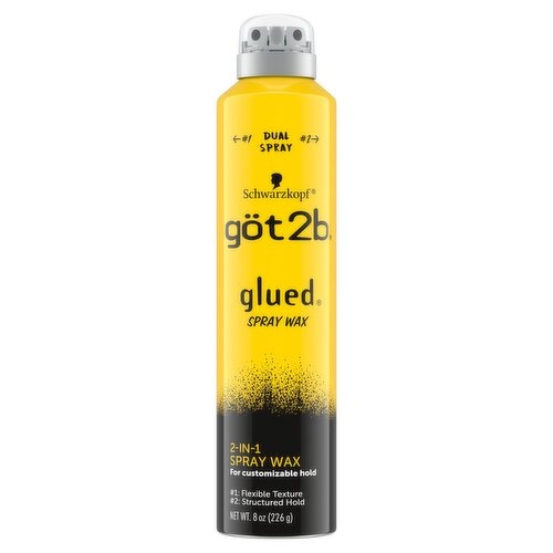 Schwarzkopf göt2b Glued 2 in 1 Spray Wax, 8 oz