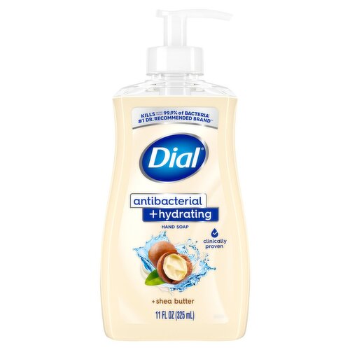 Dial Antibacterial + Hydrating +Shea Butter Hand Soap, 11 fl oz