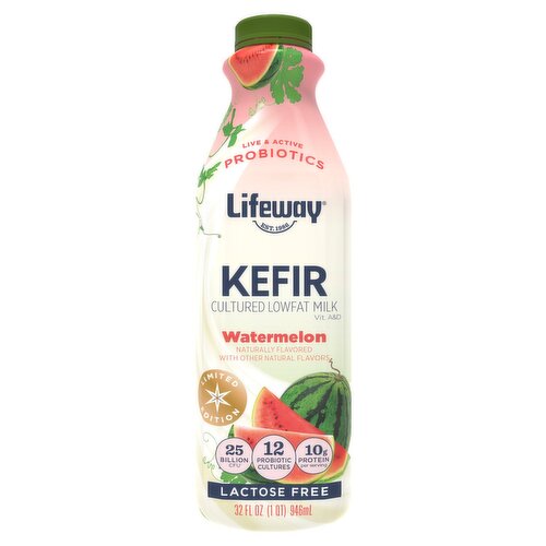 Lifeway Pumpkin Spice Cultured Lowfat Milk Kefir Limited Edition, 32 fl oz