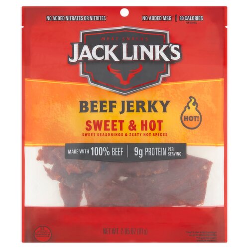 Jack Link's Sweet & Hot Beef Jerky, 2.85 oz