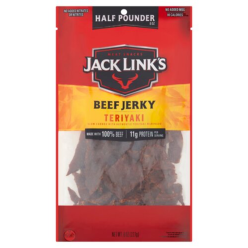 Jack Link's Teriyaki Beef Jerky Family Size, 8 oz