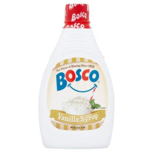 Bosco Vanilla Flavored Syrup, 22 oz