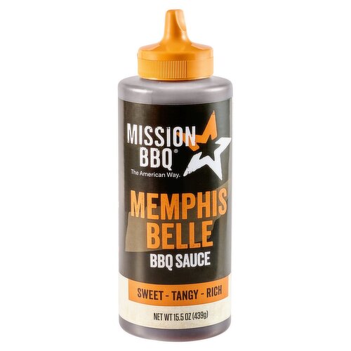 Mission BBQ Memphis Belle BBQ Sauce, 15.5 oz