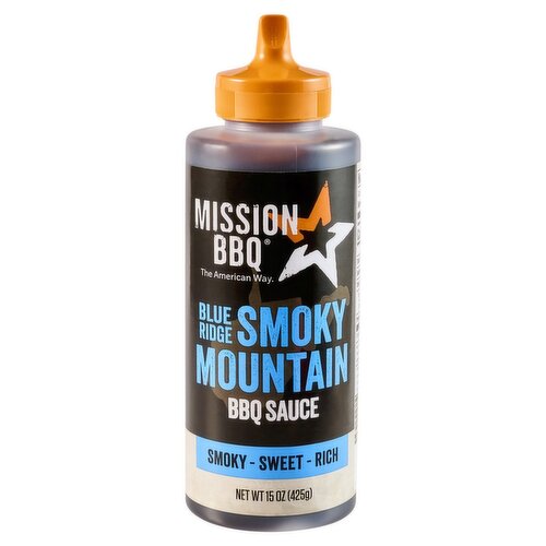 Mission BBQ Blue Ridge Smoky Mountain BBQ Sauce, 15 oz