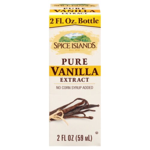 Spice Islands Pure Vanilla Extract, 2 fl oz