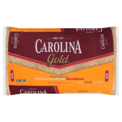 Carolina Gold Enriched Parboiled Rice Extra Long Grain, 10 lb