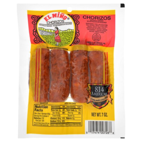 El Mino Chorizos, 7 oz