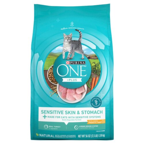 Purina ONE Plus Sensitive Skin Stomach Cat Food 3.5 lb ShopRite