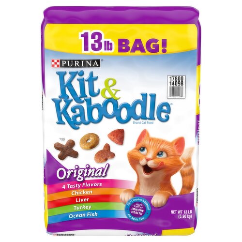 Purina Kit & Kaboodle Original Cat Food, 13 lb