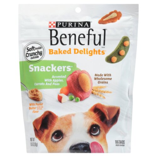 Purina Beneful Baked Delights Snackers Dog Snacks, 9.5 oz