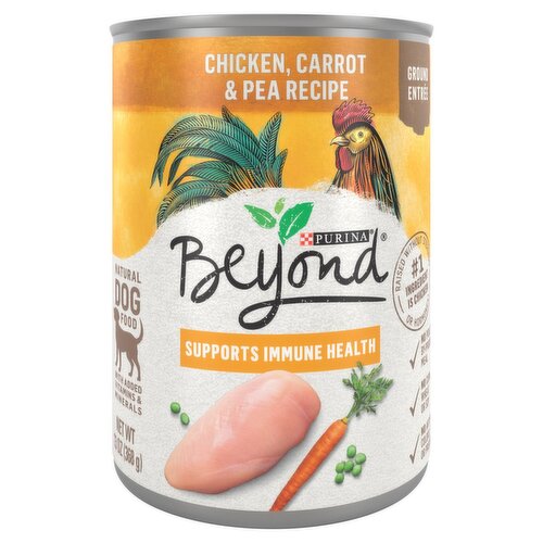 Purina Beyond Chicken, Carrot & Pea Recipe Ground Entrée Natural Dog Food, 13 oz