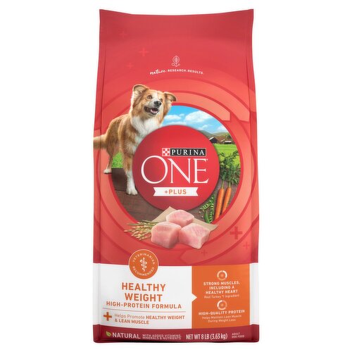 Purina ONE SmartBlend Healthy Weight High Protein Formula Adult Dog Food, 8 lb