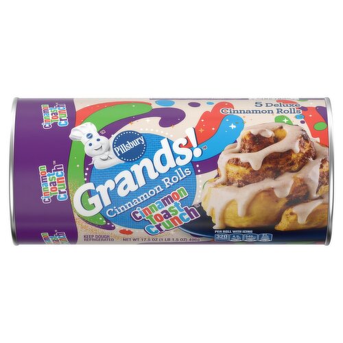 Pillsbury Grands! Cinnamon Toast Crunch Cinnamon Rolls, 5 count, 17.5 oz