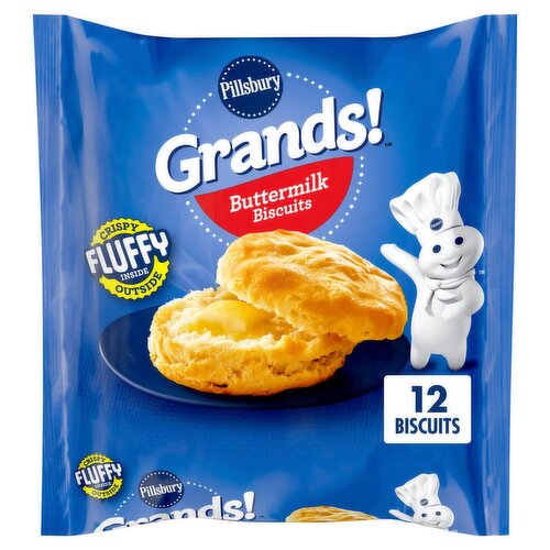 Pillsbury Grands! Buttermilk Biscuits, 12 count, 25 oz