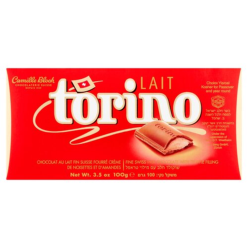 Camille Bloch Torino Fine Swiss Milk Chocolate with Truffle Filling, 3.5 oz