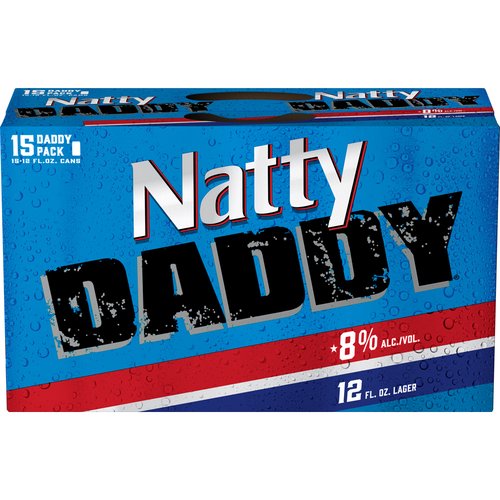 Natty Daddy Beer - 15 CT - Cans, 180 fl oz