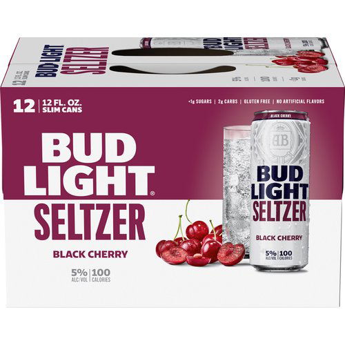 Bud Light Black Cherry Seltzer, 144 fl oz