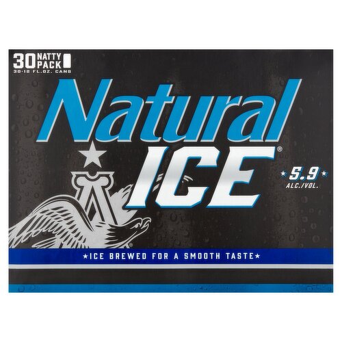 Natural ICE Lager Beer, 30 count, 12 fl oz