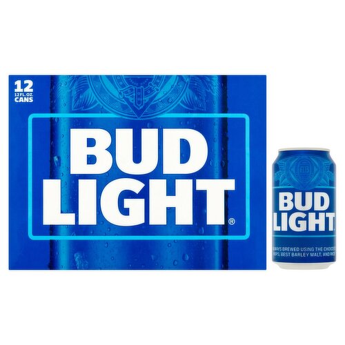Bud Light Beer, 12 count, 12 fl oz