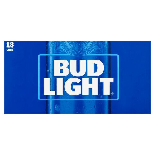 Bud Light Beer, 18 count, 12 fl oz