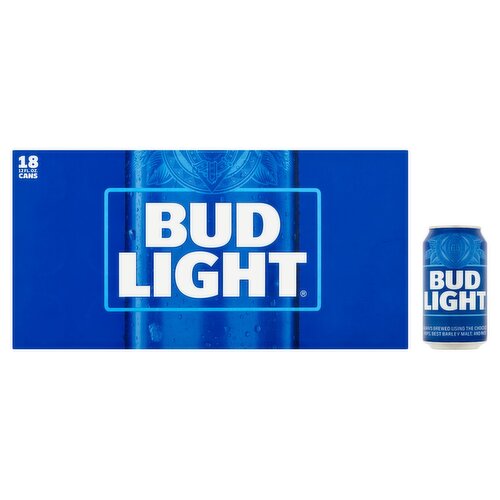 Bud Light Beer, 18 count, 12 fl oz