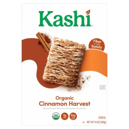 Kashi Organic Cinnamon Harvest Cereal, 14 oz