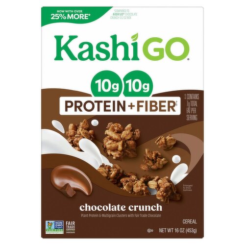 Kashi Go Chocolate Crunch Cereal, 16 oz
