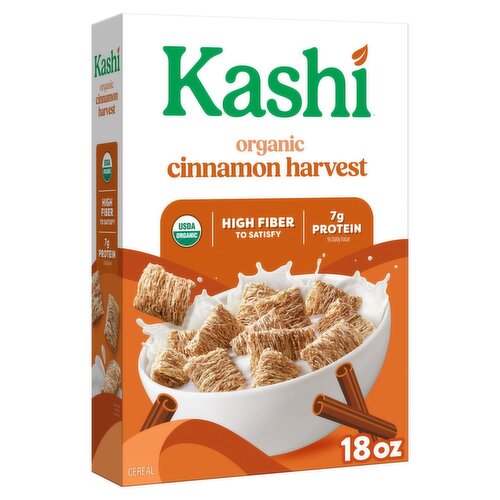 Kashi Organic Cinnamon Harvest Cereal, 18 oz