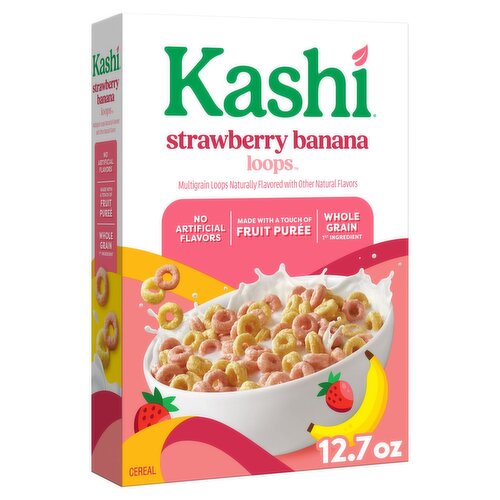 Kashi Strawberry Banana Loops Cereal, 12.7 oz