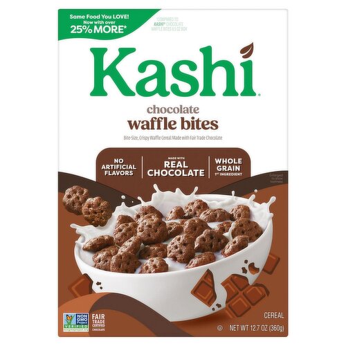 Kashi Chocolate Waffle Bites Cereal, 12.7 oz
