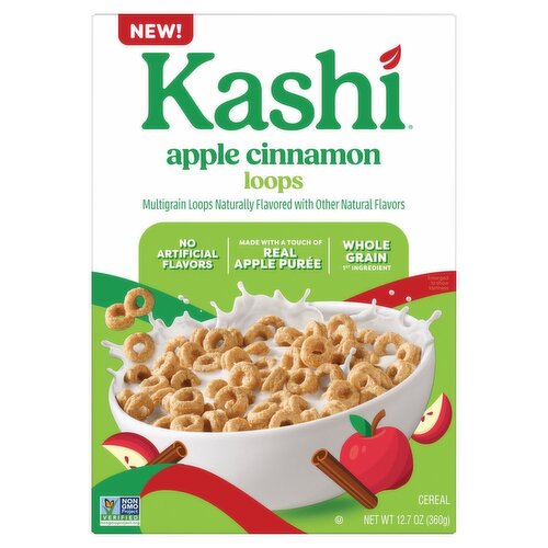 Kashi Apple Cinnamon Loops Cereal, 12.7 oz