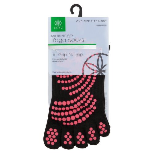 Gaiam Super Grippy Yoga Socks
