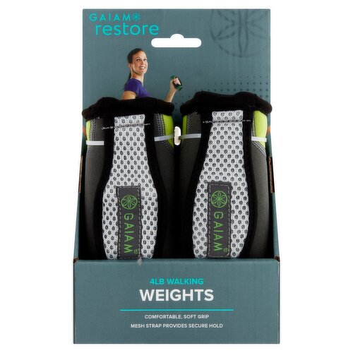 Gaiam Restore 4Lb Walking Weights