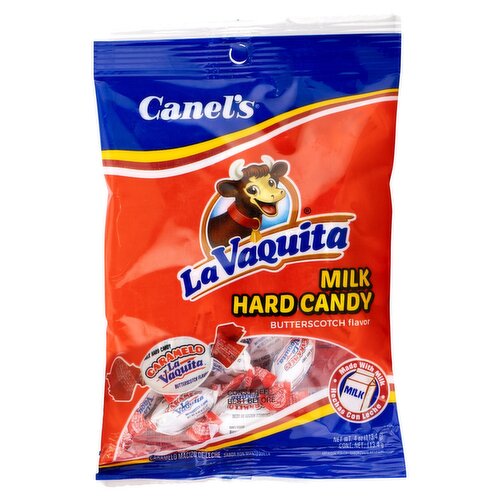 Canel's La Vaquita Butterscotch Flavor Milk Hard Candy, 4 oz