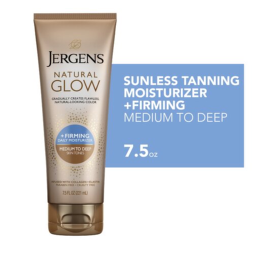 Jergens Natural Glow + Firming Daily Moisturizer, 7.5 fl oz