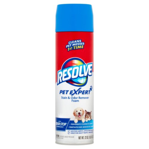 Resolve Pet Expert Stain & Odor Remover Foam, 22 oz