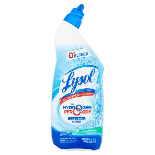 Lysol Cool Spring Breeze Scent Toilet Bowl Cleaner, 24 fl oz