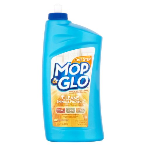 Mop & Glo One Step Fresh Citrus Scent Multi-Surface Floor Cleaner, 32 fl oz