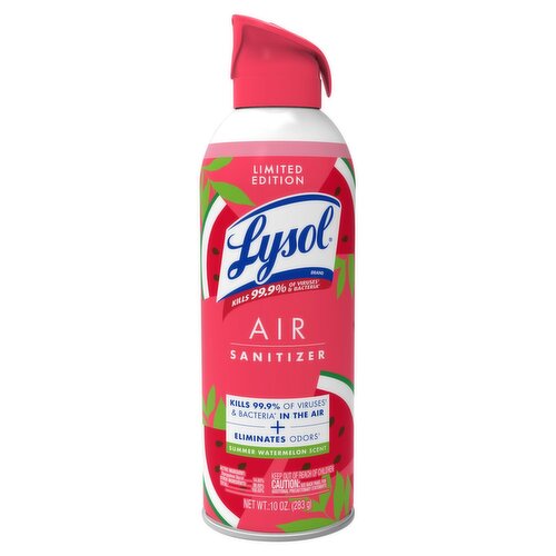 Lysol Summer Watermelon Scent Air Sanitizer Limited Edition, 10 oz