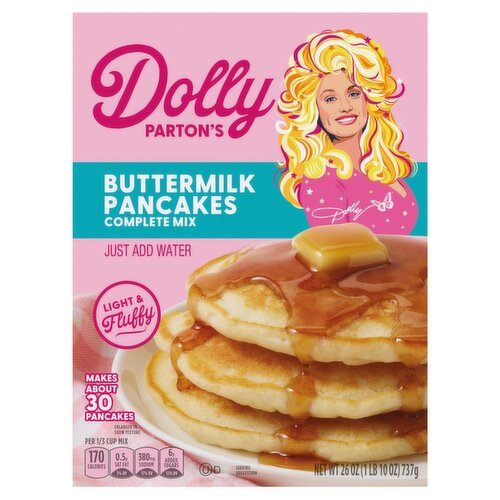 Dolly Parton's Buttermilk Pancakes Complete Mix, 26 oz