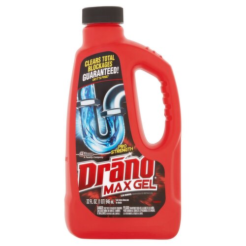 Drano Max Gel Clog Remover, 32 fl oz