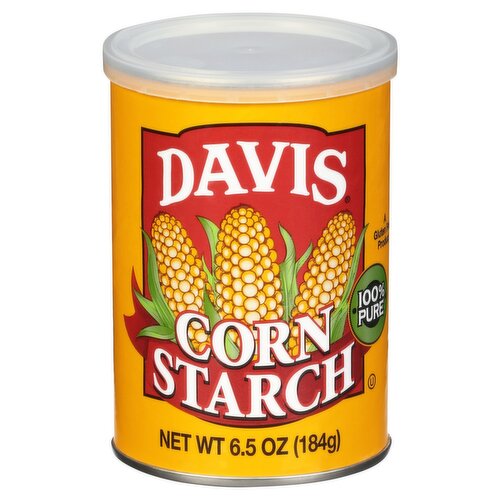 Davis Corn Starch, 6.5 oz