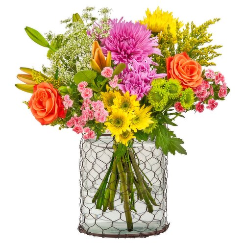 Wire Vase Arrangement