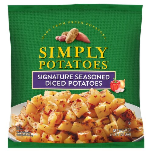 Simply Potatoes Signature Seasoned Diced Potatoes, 20 oz