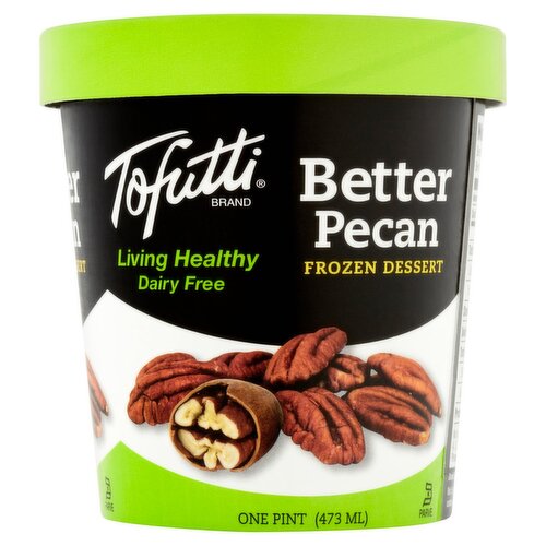 Tofutti Better Pecan Frozen Dessert, one pint