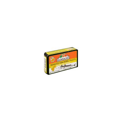 Gonsalves Skinless Mackerel Fillets, 4 oz