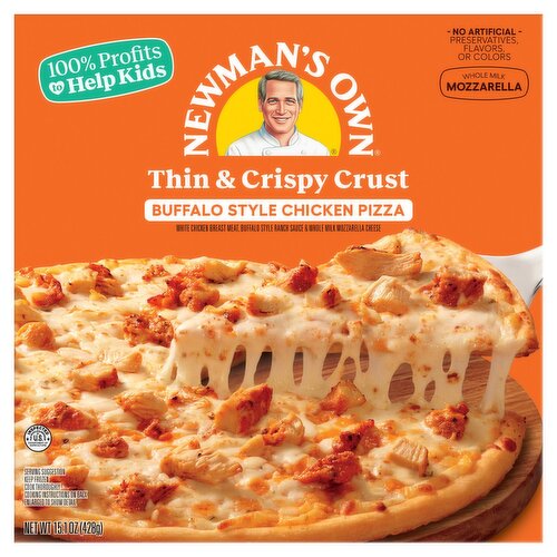 Newman's Own Thin & Crispy Crust Buffalo Style Chicken Pizza, 15.1 oz