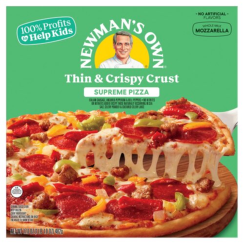 Newman's Own Thin & Crispy Crust Supreme Pizza, 17.0 oz